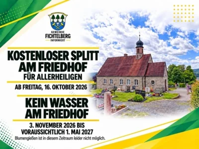 Kostenloser Splitt am Friedhof