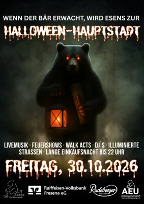 Straßensperrungen · Halloween in Esens (Bild vergr&ouml;&szlig;ern)