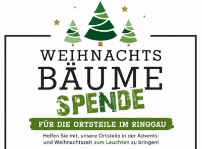 Spendenaufruf Tannenbäume für die Weihnachtszeit (Bild vergr&ouml;&szlig;ern)