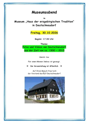Museumsabend im Haus der erzgebirgischen Tradition