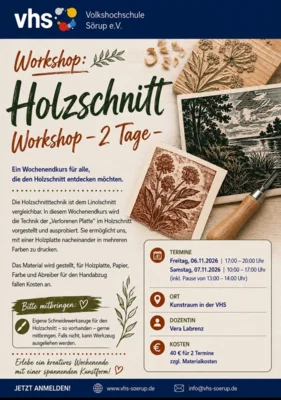 Holzschnitt im November