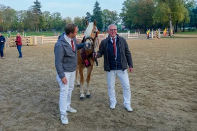 Matthias Woitek stellte in München den Siegerhaflingerhengst von Sterlington - Foto: privat