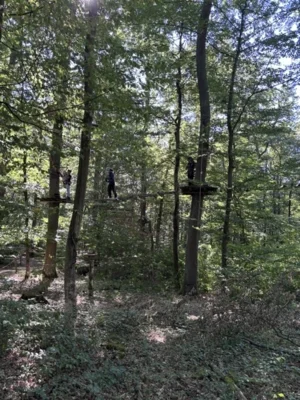 Besuch im Kletterwald (Bild vergr&ouml;&szlig;ern)