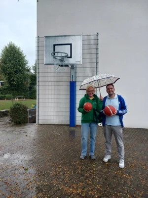 Einweihung der Basketballanlage