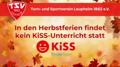 Kein KiSS-Unterricht in den Herbstferien vom 26.10.2026 bis zum 01.11.2026
