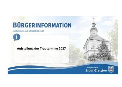 Aufstellung der Trautermine 2027 (Bild vergr&ouml;&szlig;ern)