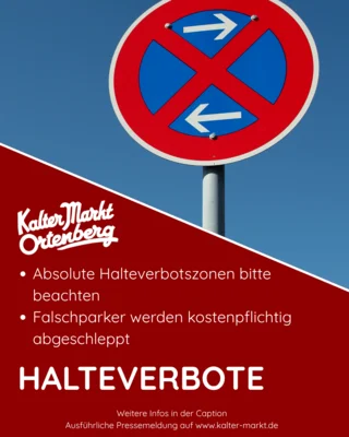 Halteverbot im Neuen Weg unbedingt beachten - Falsch abgestellte Fahrzeuge behindern den Busverkehr