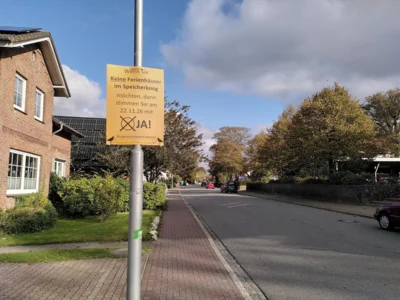 Unsere Plakate hängen!