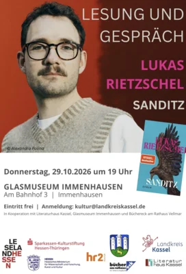 Meldung: Lesung & Gespräch mit Lukas Rietzschel „Sanditz“
