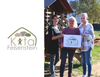 Neues Logo für die KiTa Felsenstein (Bild vergr&ouml;&szlig;ern)