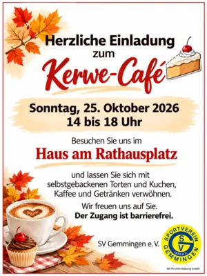 Kerwe-Café am 25. Oktober – ab 14:00 Uhr