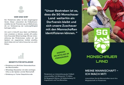Förderkreis der SG Monschauer Land sucht Verstärkung...