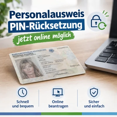 Online-Rücksetzung der PIN für den Personalausweis
