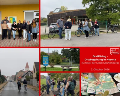 DorfDialog | Ortsbegehung in Hosena