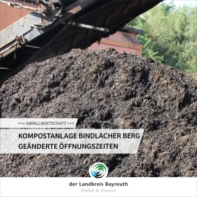 Kompostierungsanlagen:  Geänderte Öffnungszeiten in der Winterzeit