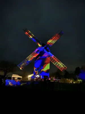 Foto zur Meldung: Ein voller Erfolg: „Feuer und Flamme für unsere Museen“ an der Bockwindmühle Cammer