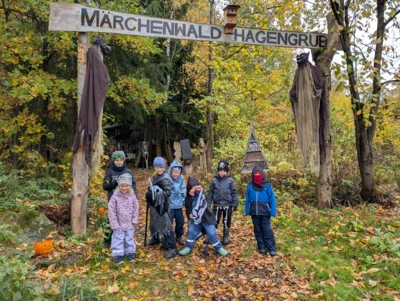Geister und Gruselgestalten im Märchenwald