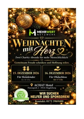 Weihnachten mit Herz - Helfer und Sponsoren gesucht! (Bild vergr&ouml;&szlig;ern)