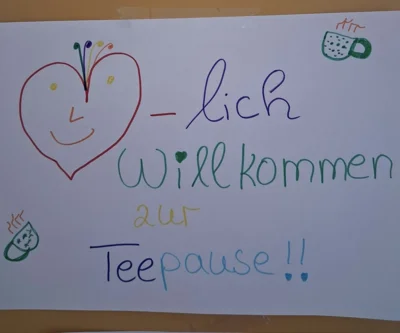 Teepause - kurze Auszeit in der Pause
