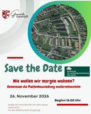 Projektstart: Studierende entwickeln Konzept zur Gestaltung von Karstädt´s Plattenbausiedlung (Bild vergr&ouml;&szlig;ern)