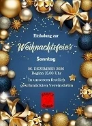 Einladung zur Weihnachtsfeier
