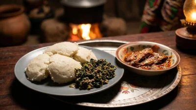 Kulinarische Traditionen aus Malawi: Wie das Nationalgericht Nsima entsteht (Bild vergr&ouml;&szlig;ern)