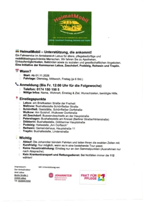 HeimatMobil - Unterstützung, die ankommt!