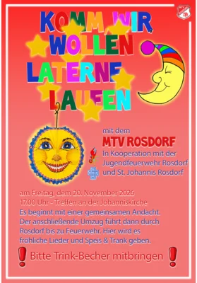 Meldung: Der traditionelle Laternenumzug 20.11.2026