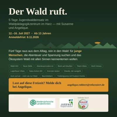 Plakat Jugendwaldeinsatz im Harz (Bild vergr&ouml;&szlig;ern)