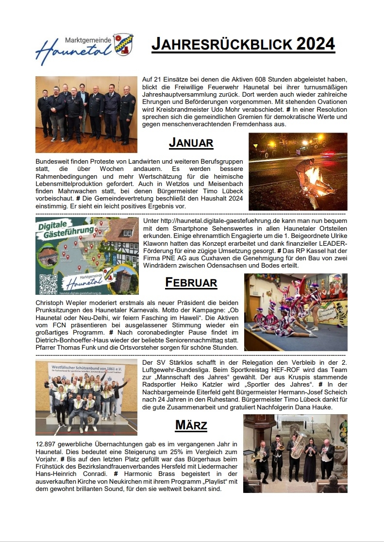 Jahresrückblick Teil 1