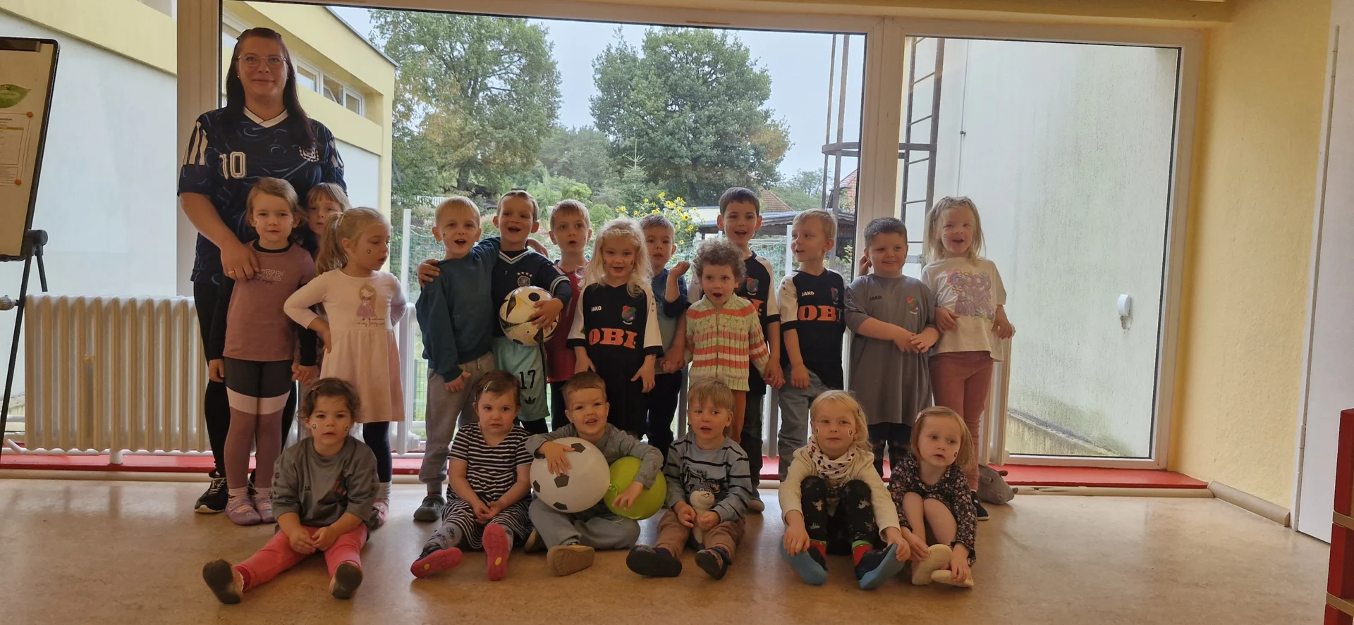 Freude beim Fussballspielen