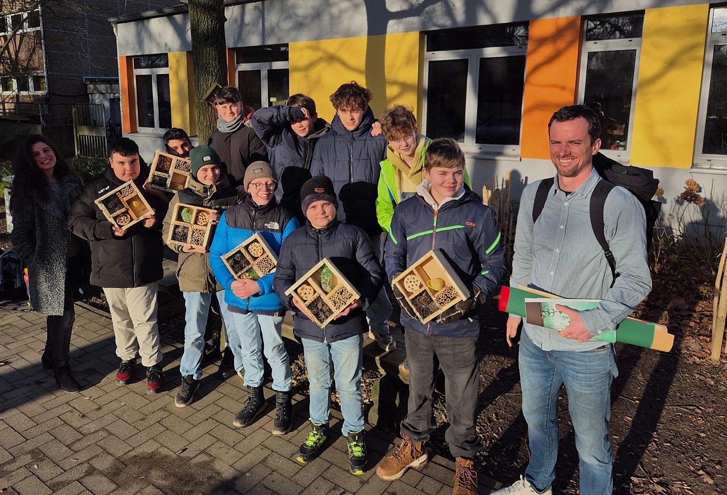 Die Insektenhotels sind fertig!