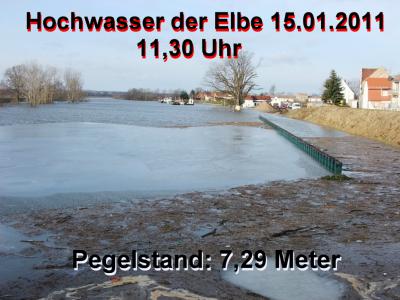 Wasser der Elbe steigt ständig (Bild vergr&ouml;&szlig;ern)