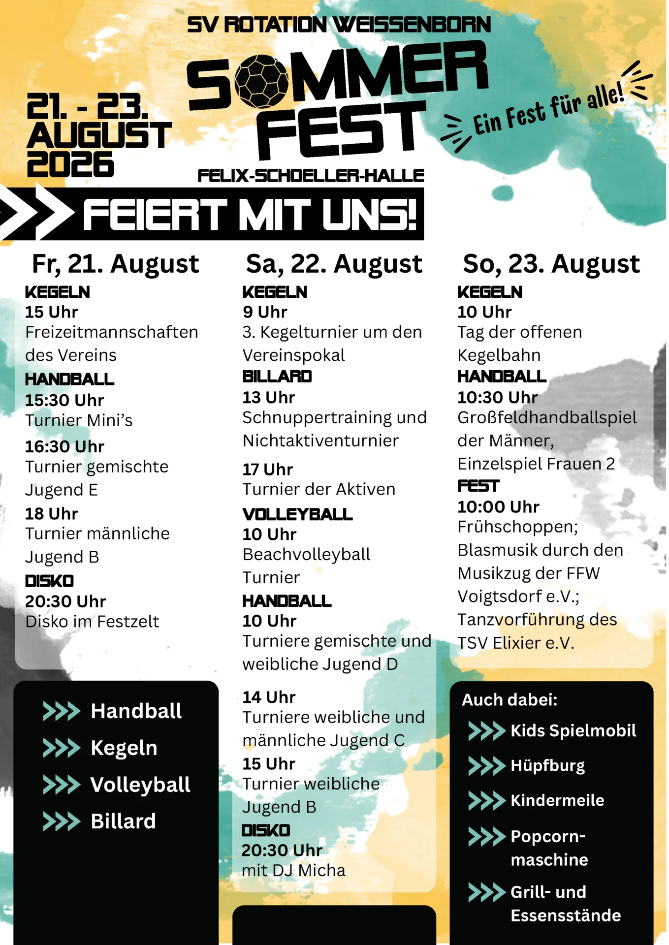 Sommerfest SV Rotation