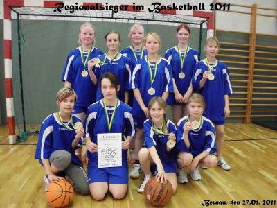 Sieg beim Regionalfinale im Basketball (Bild vergrößern)