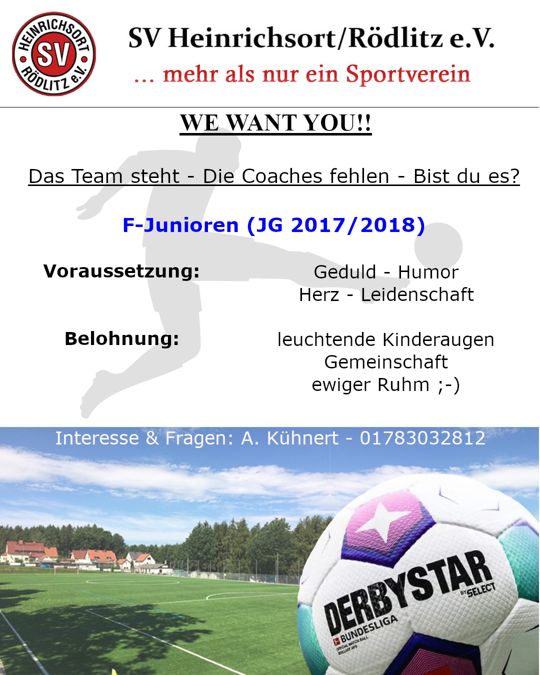 Flyer Trainer F-Jugend