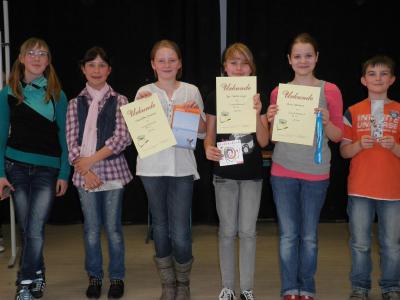 Lesewettbewerb 2011 (Bild vergrößern)