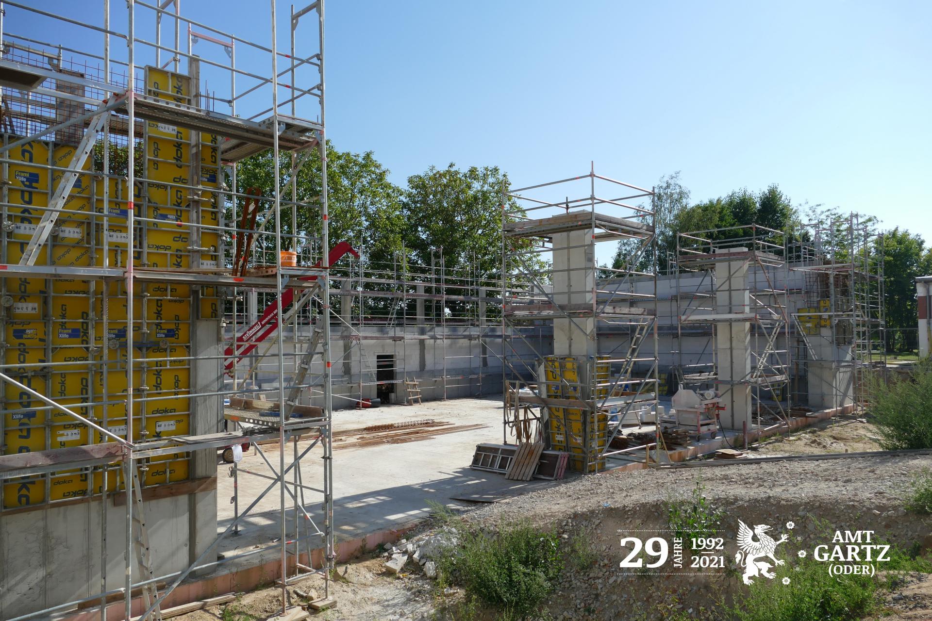 Baustelle Grundschule Gartz (Oder)