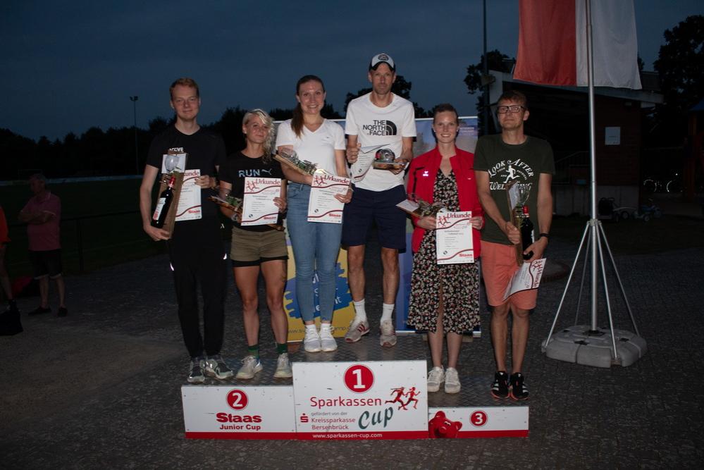 Siegerinnen und Sieger über die 10,2 km lange Strecke