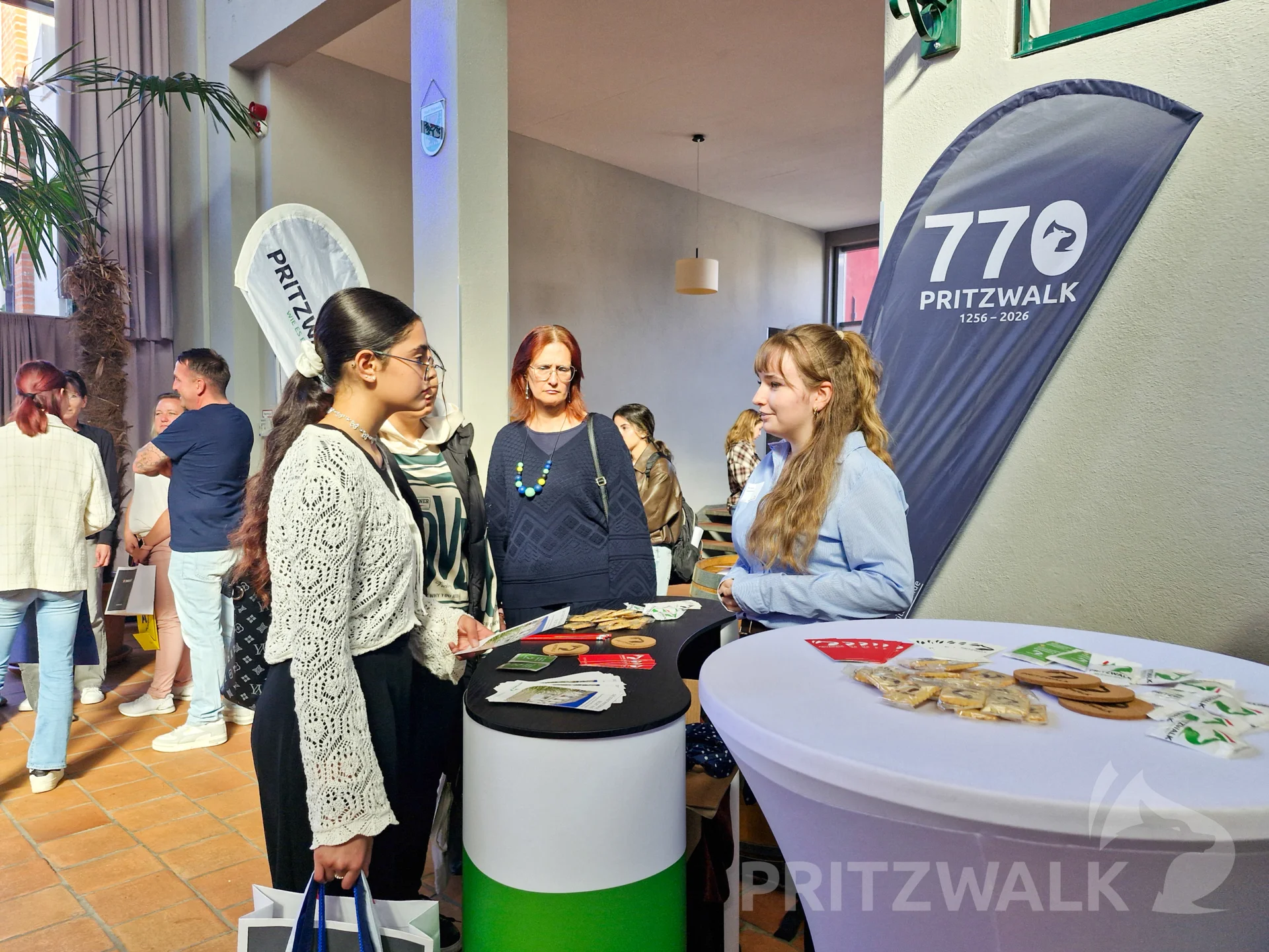 Die Stadtverwaltung Pritzwalk präsentierte sich als Arbeitgeberin. Foto: Stadt Pritzwalk