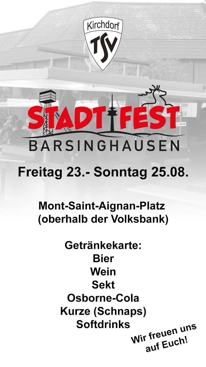 TSV K Stadtfest Flyer 2024