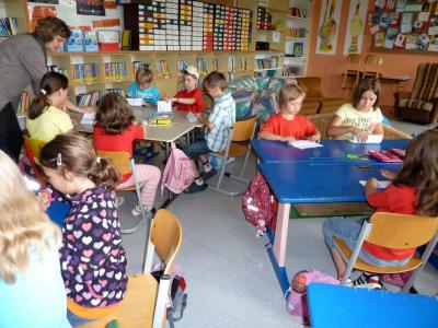 Foto zur Meldung: Der vorgezogene Schultag für die Vorschulkinder