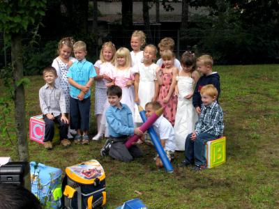 Foto zur Meldung: Einschulung in der Grund- und Oberschule Schenkenland