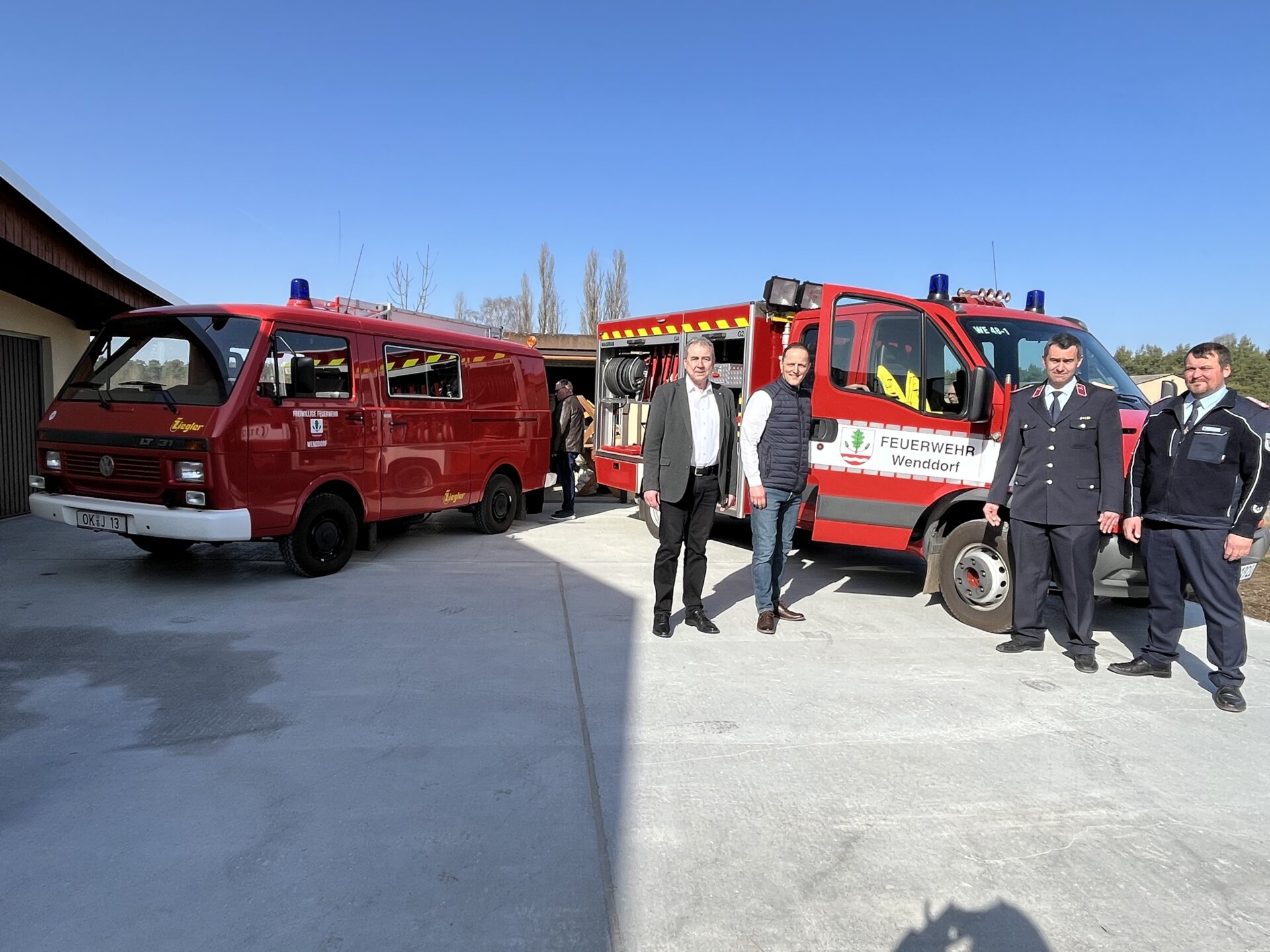 Fahrzeugwechsel Tragkraftspritzenfahrzeug zum TSFW