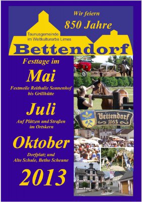 Projekt 2013 - 850 Jahre Bettendorf
