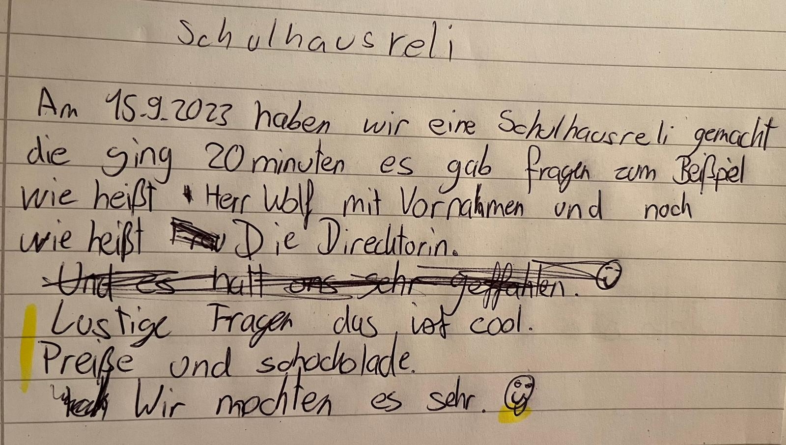 Schulhaus-Rallye