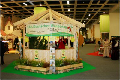 Der Deutsche Wandertag erobert die Grüne Woche 2012 in Berlin – positive Messebilanz (Bild vergrößern)
