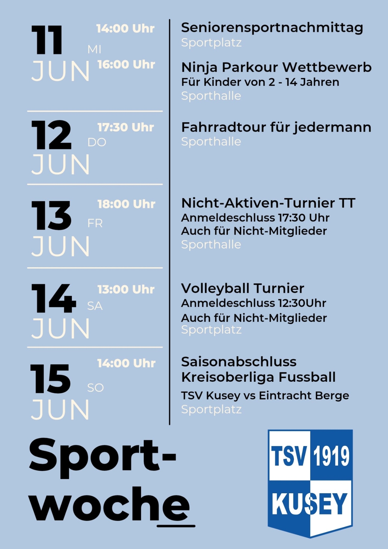 Sportwoche 2025