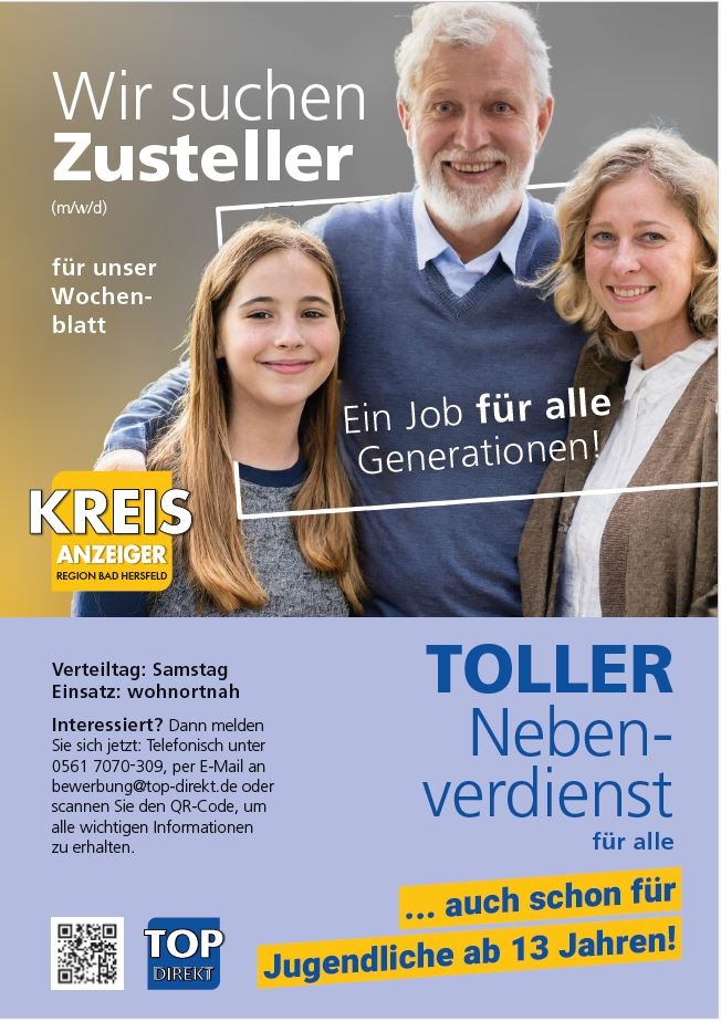 Zusteller gesucht