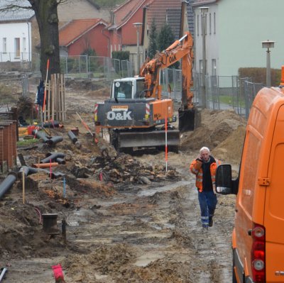 Schipkauer Straßenbau geht in die Tiefe